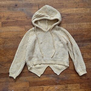 Ultra Flirt Cream Cable Knit Sweater